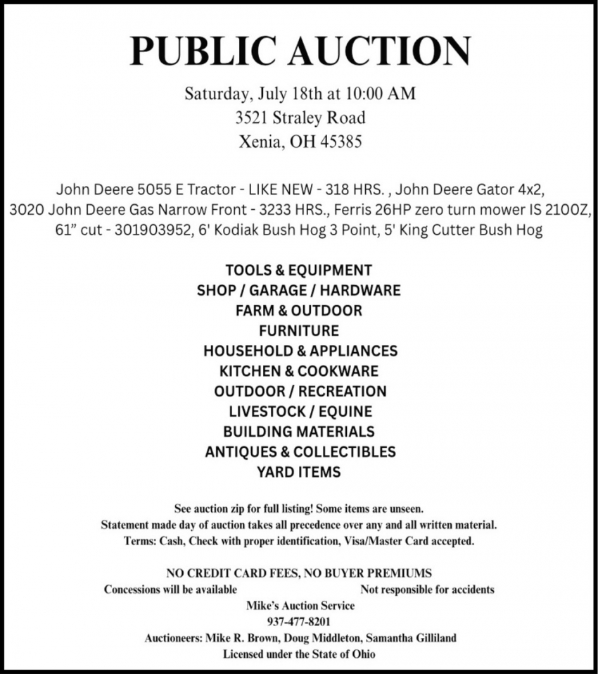 Mike's Auction Service