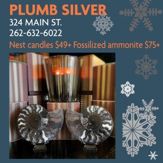 Nest Candles $49+ Fossilized Ammonite $75+