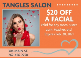 Tangles Salon, Services in Racine