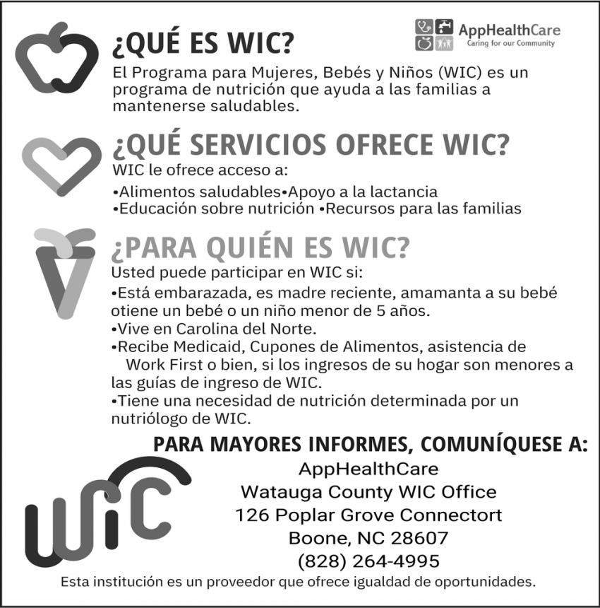 What is Wic?, WIC (the Women, Infants and Children Program)