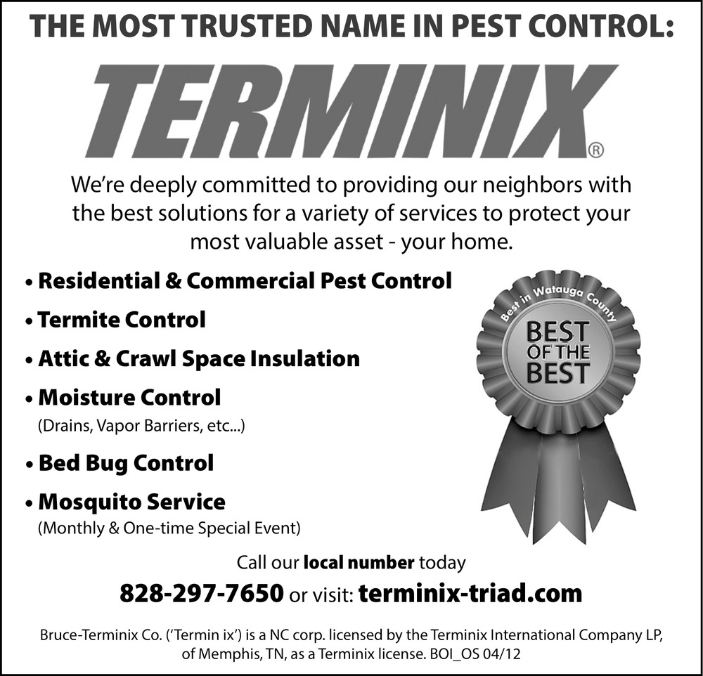 The Most Trusted Name in Pest Control, Terminix, Greensboro, NC