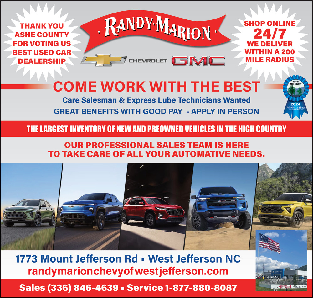 Thank You, Randy Marion Chevrolet