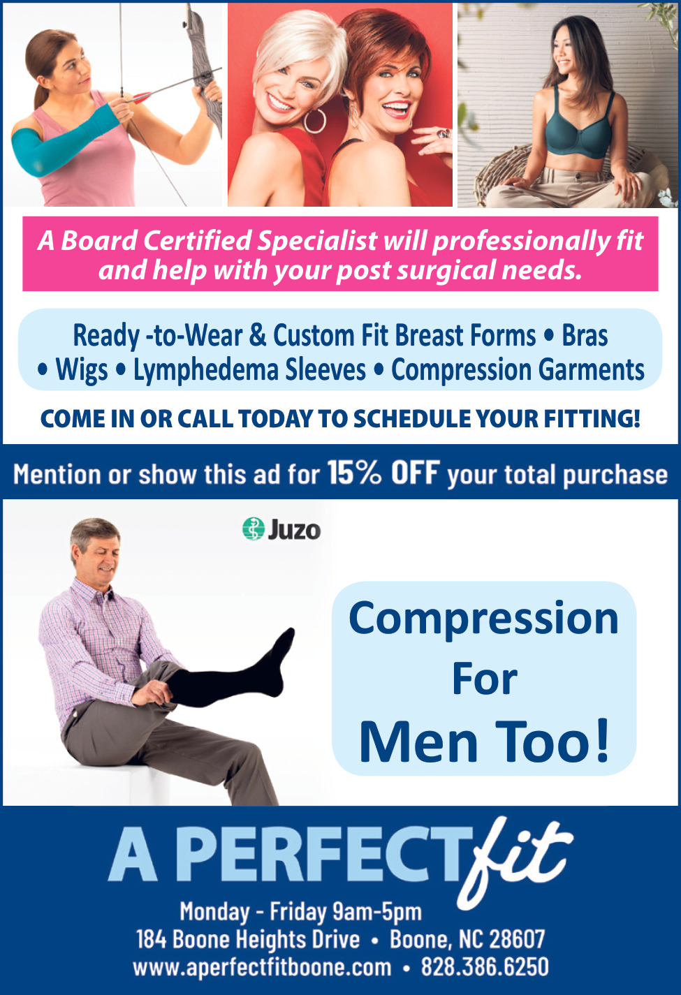Compression for Men Too!, A Perfect Fit, Boone, NC