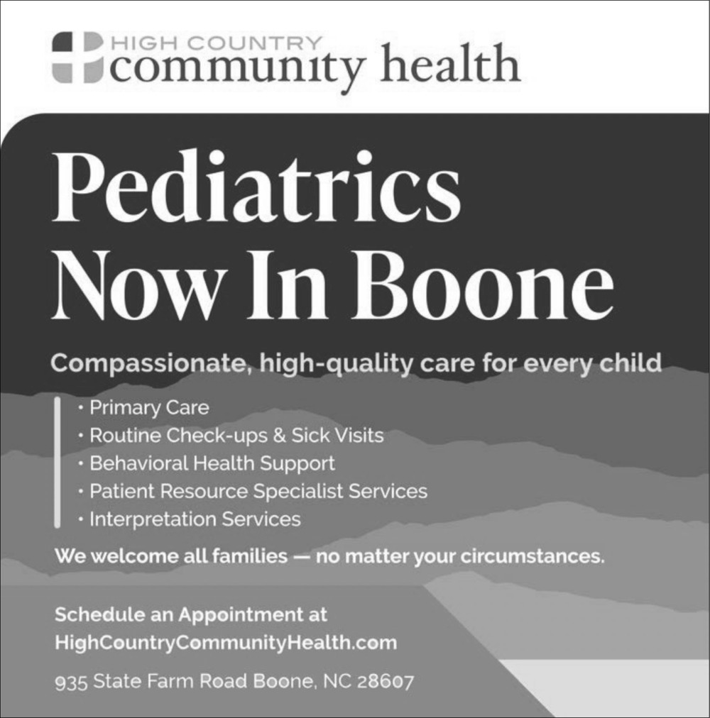 Pediatrics Now in Boone, High Country Community Health, Boone, NC