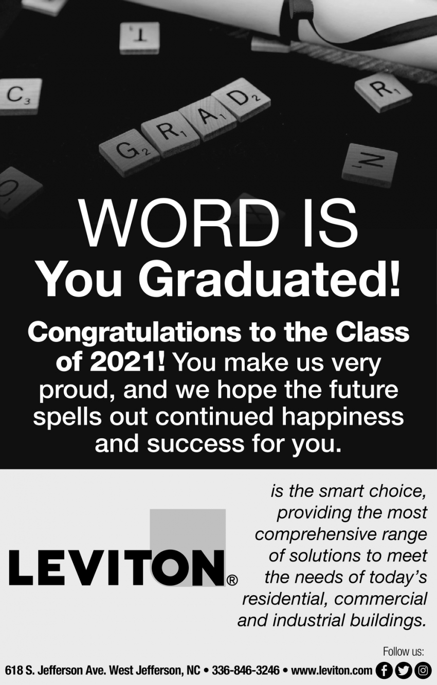 Your Word is Graduated