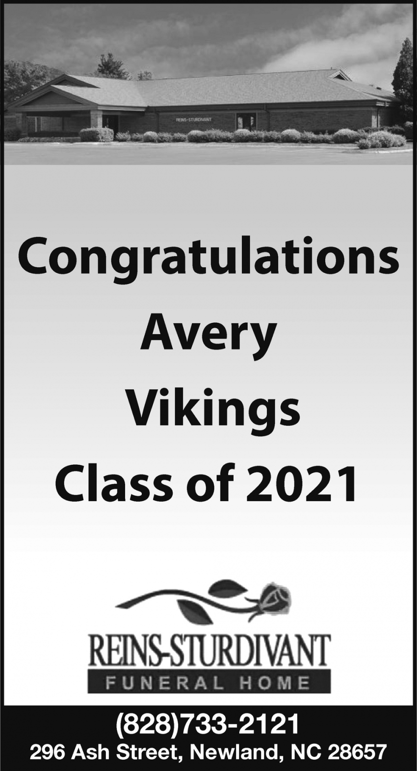 Congratulations Avery Vikings Class of 2021