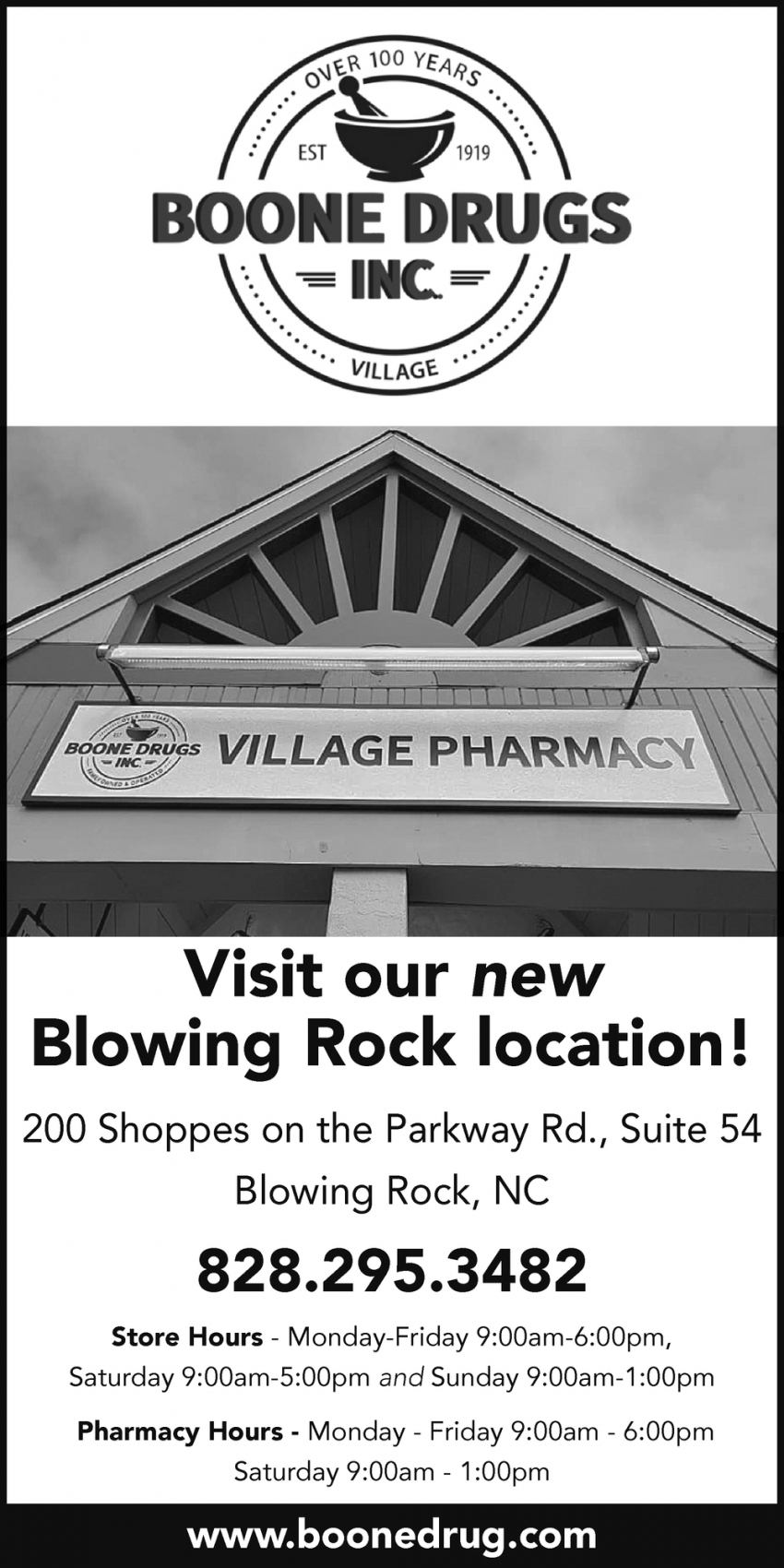 Visit Our New Blowing Rock Location!