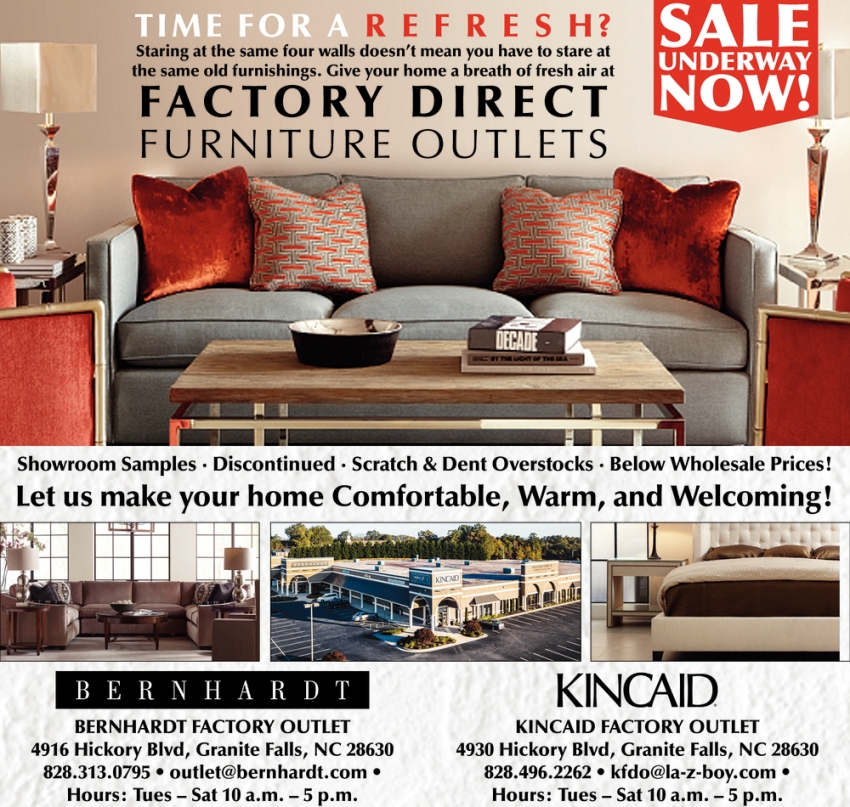 Factory Direct Furniture Outlets