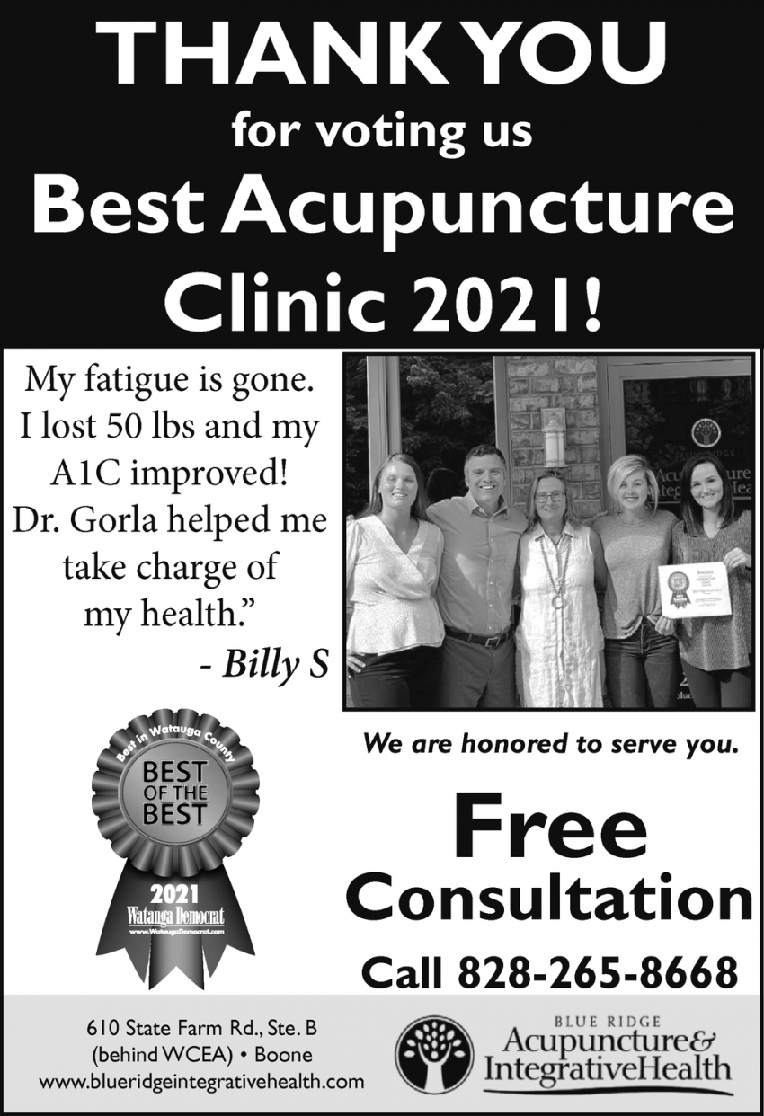 Best Acupuncture Clinic 2021