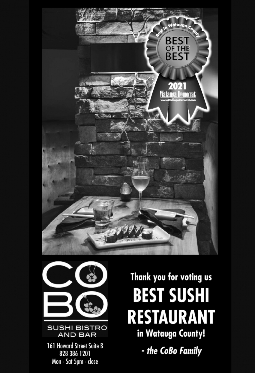 Thank You for Voting Us Best Sushi Restaurant