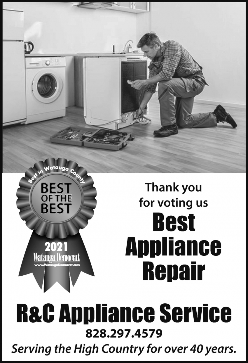 Thank You for Voting Us Best Appliance Repair