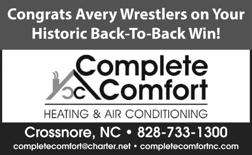 Congratulations Avery  Wrestlers On Your Historic Back-To-Back Win