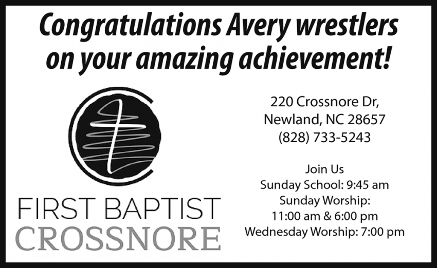 Congratulations Avery Wrestlers On Your Amazzing Achievement