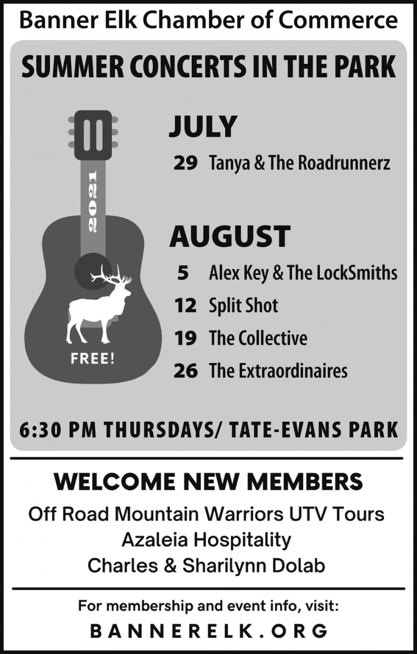 Summer Concerts In The Park