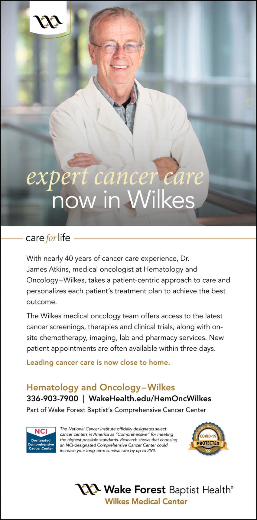 Expert Cancer Care Now In Wilkes
