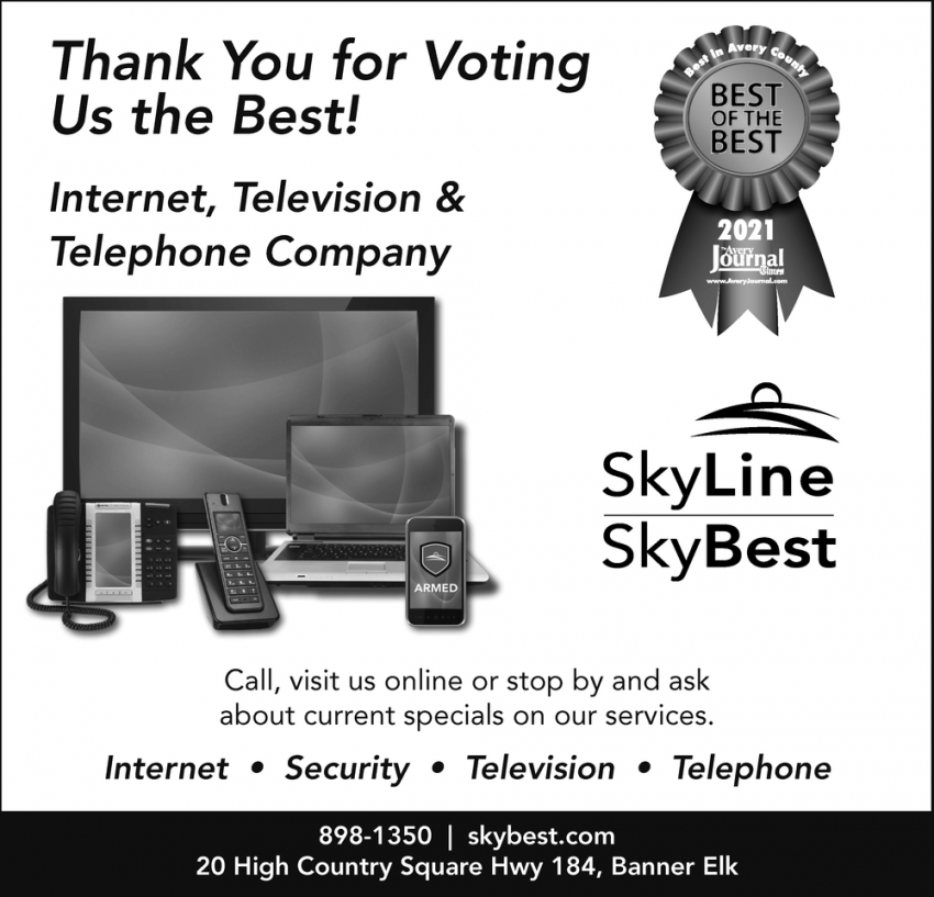 Thank You for Voting Us the Best!