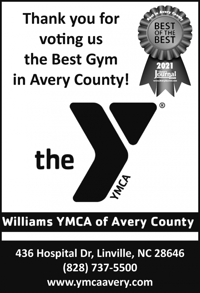 Thank You for Voting Us the Best Gym in Avery County