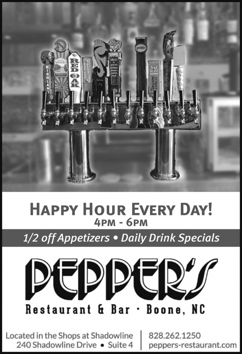Happy Hour Every Day!