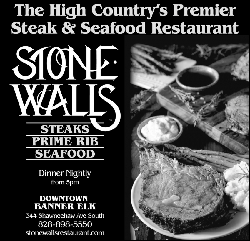 The High Country's Premier Steak & Seafood Restaurant