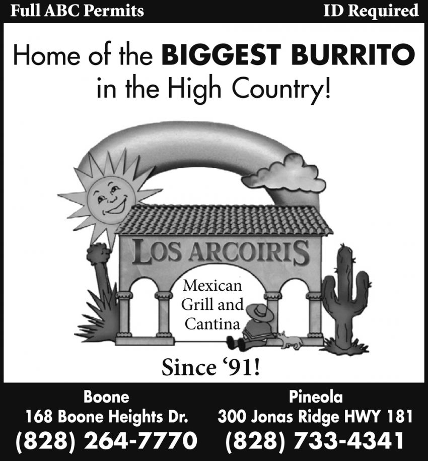 Home of the Biggest Burrito in the High Country