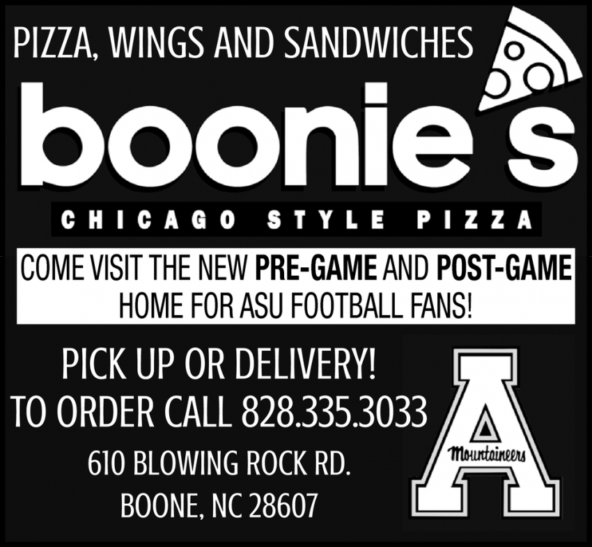 Pizza, Wings and Sandwiches