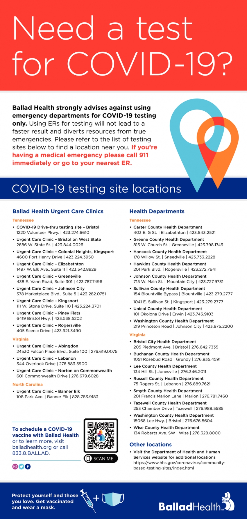 Need A Test For COVID-19?