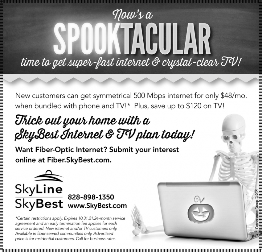 Now's a Spooktacular Time To Get Super-Fast Internet & Crystal-Clear Tv!