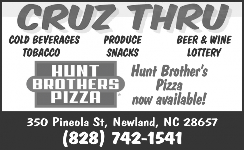 Hunt Brother's Pizza Now Available!