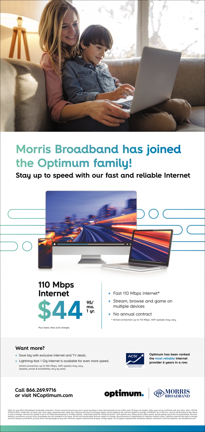 Morris Broadband Has Joined The Optimum Family