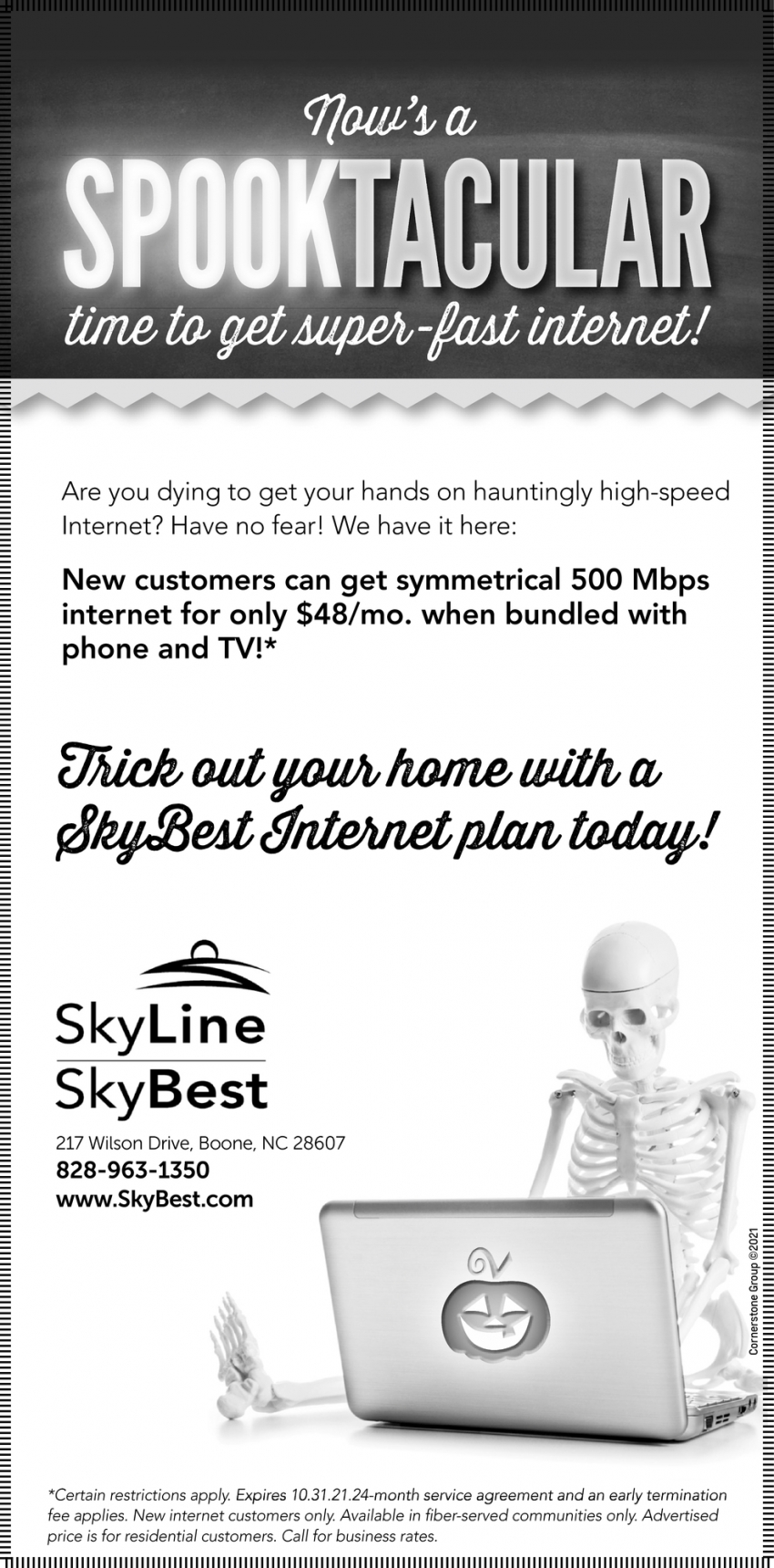 Now's a Spooktacular Time To Get Super-Fast Internet & Crystal-Clear Tv!