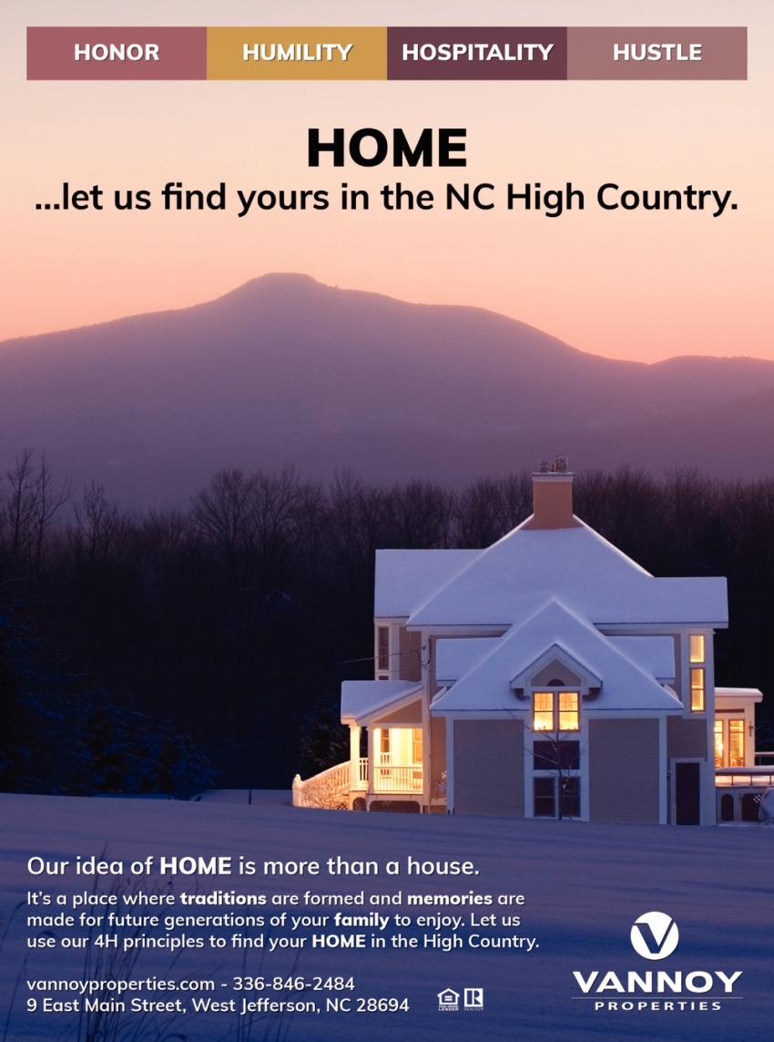 Home... Let Us Find Yours in the NC High Country