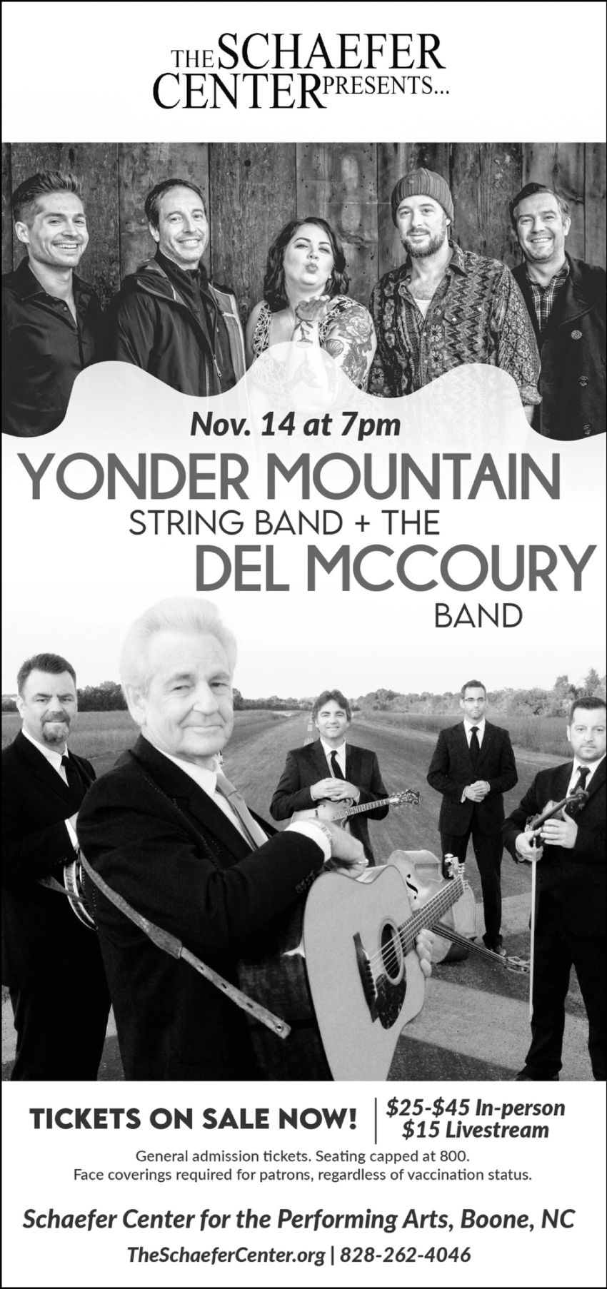 Yonder Mountain String Band + The Del McCoury Band
