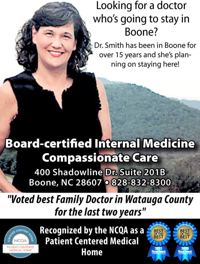 Looking For a Doctor Who's Going to Stay in Boone?