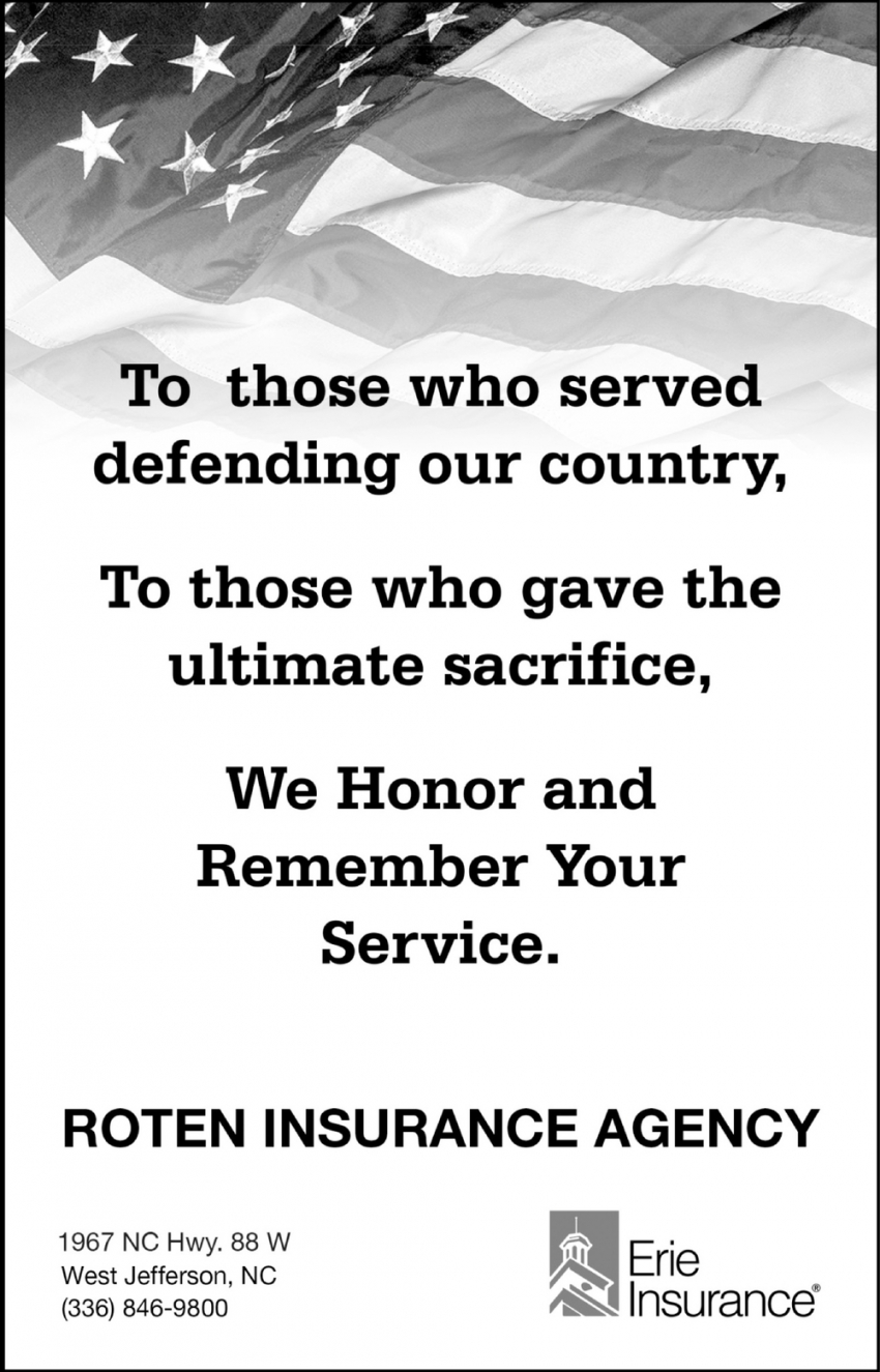 To Those Who Served Defending Our Country