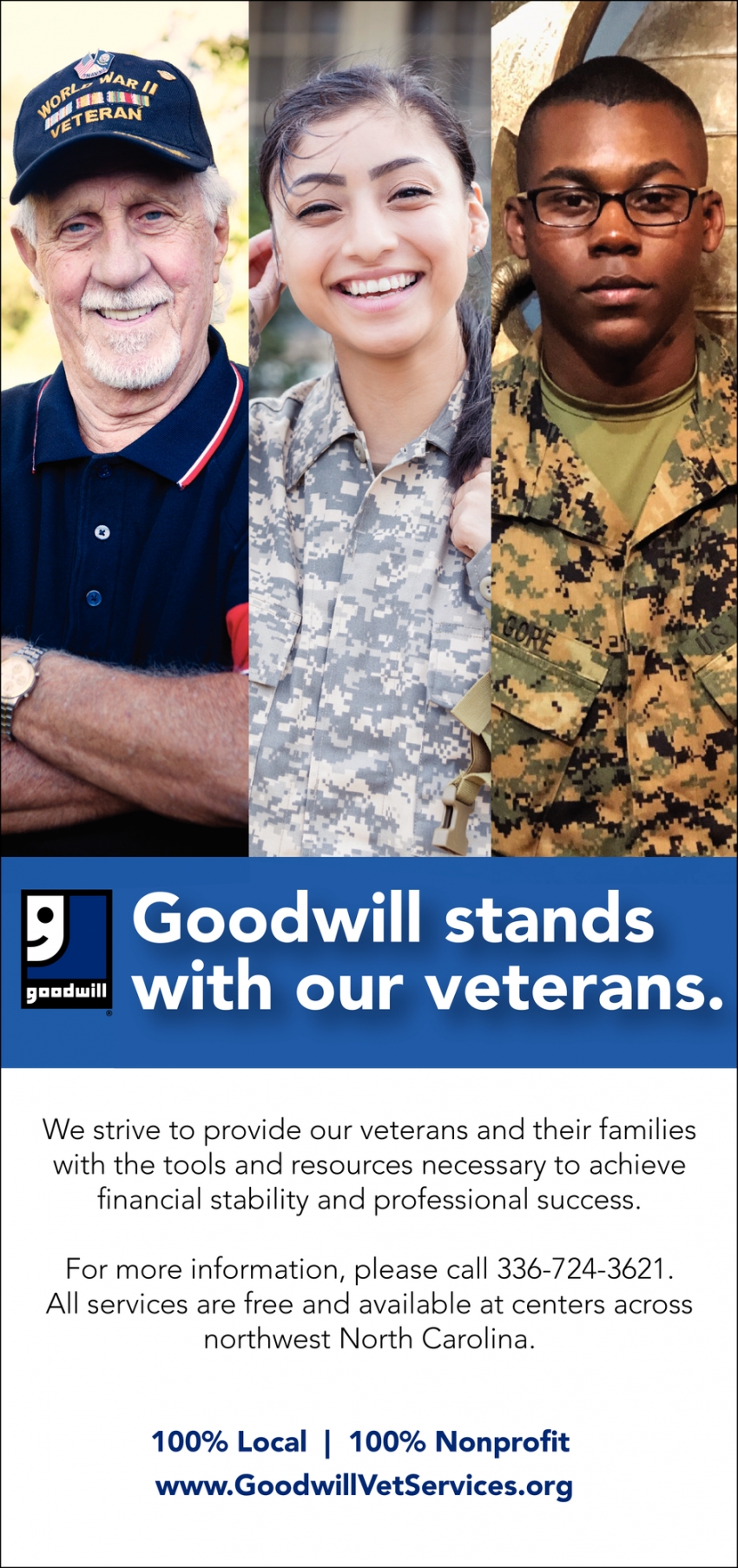 Goodwill Stands With Our Veterans