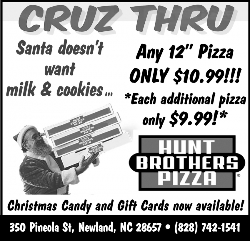 Christmas Candy And Gift Cards Now Available!