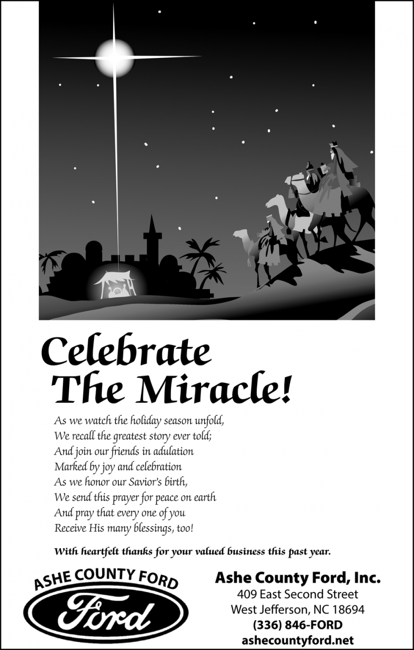 Celebrate The Miracle