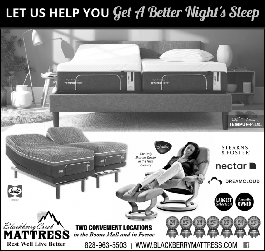 Let Us Help You Get a Better Night's Sleep