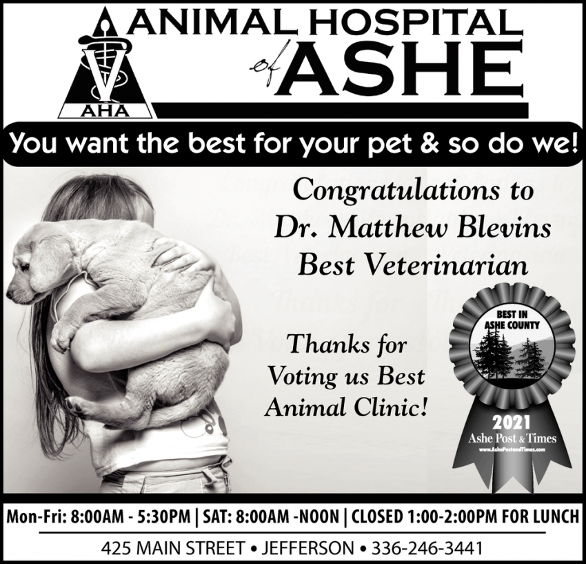 You Want the Best for Your Pet & So Do We!