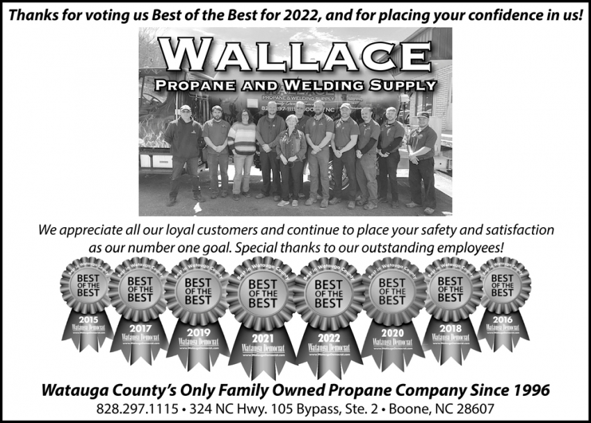 Thanks for Voting Us Best Of The Best For 2022, And For Placing Your Confidence In Us!