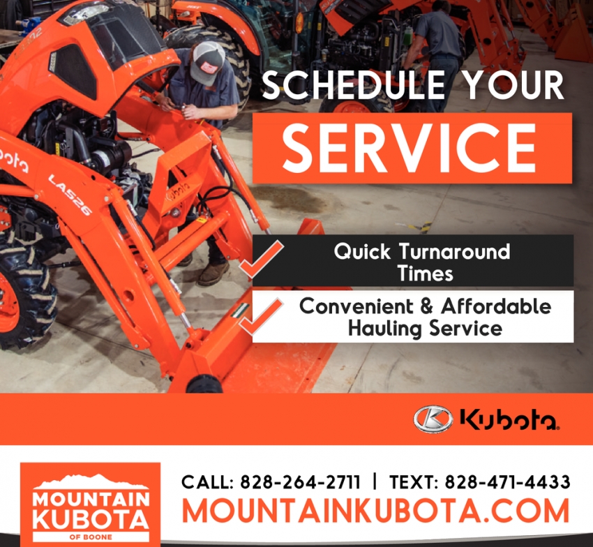 Schedule Your Service