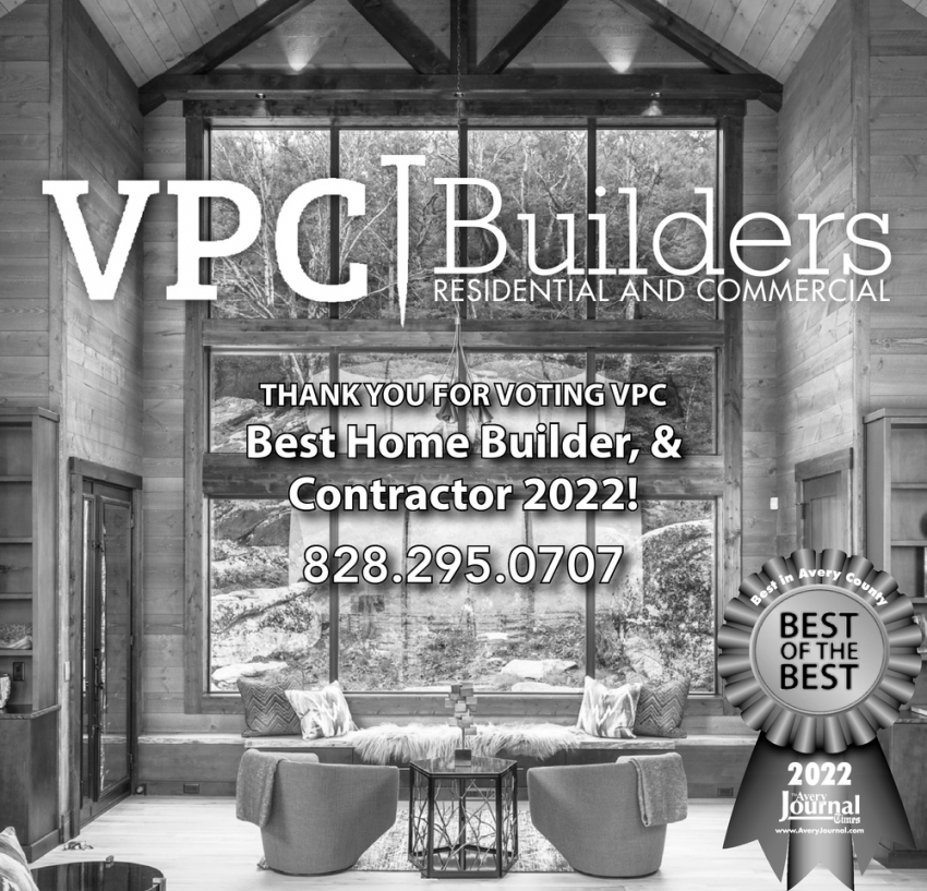 Thank You for Voting VPC Best Home Builder & Contractor 2022!