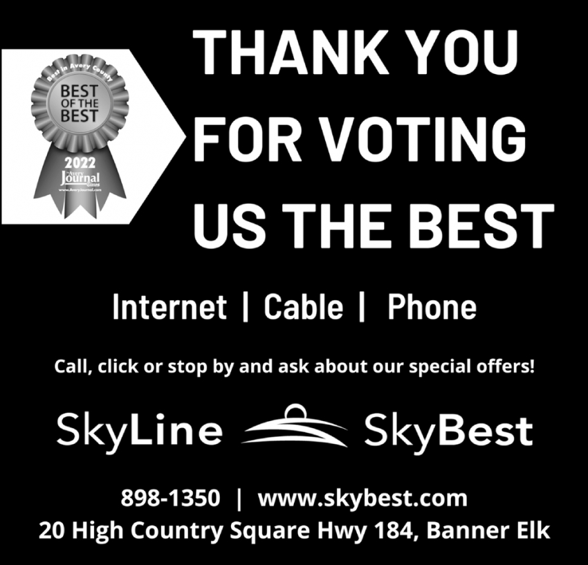Thank You For Voting Us The Best