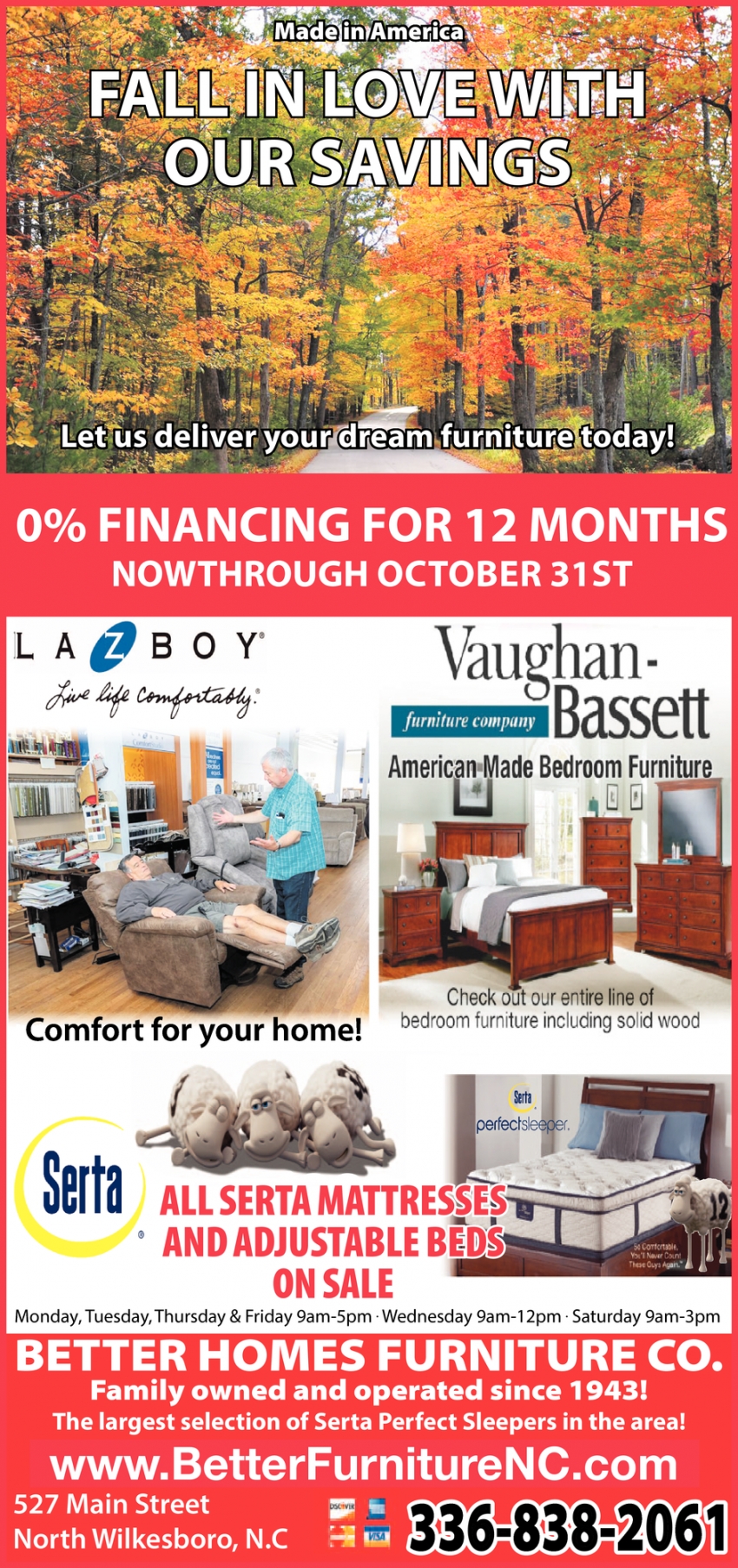 Fall In Love With Our Savings