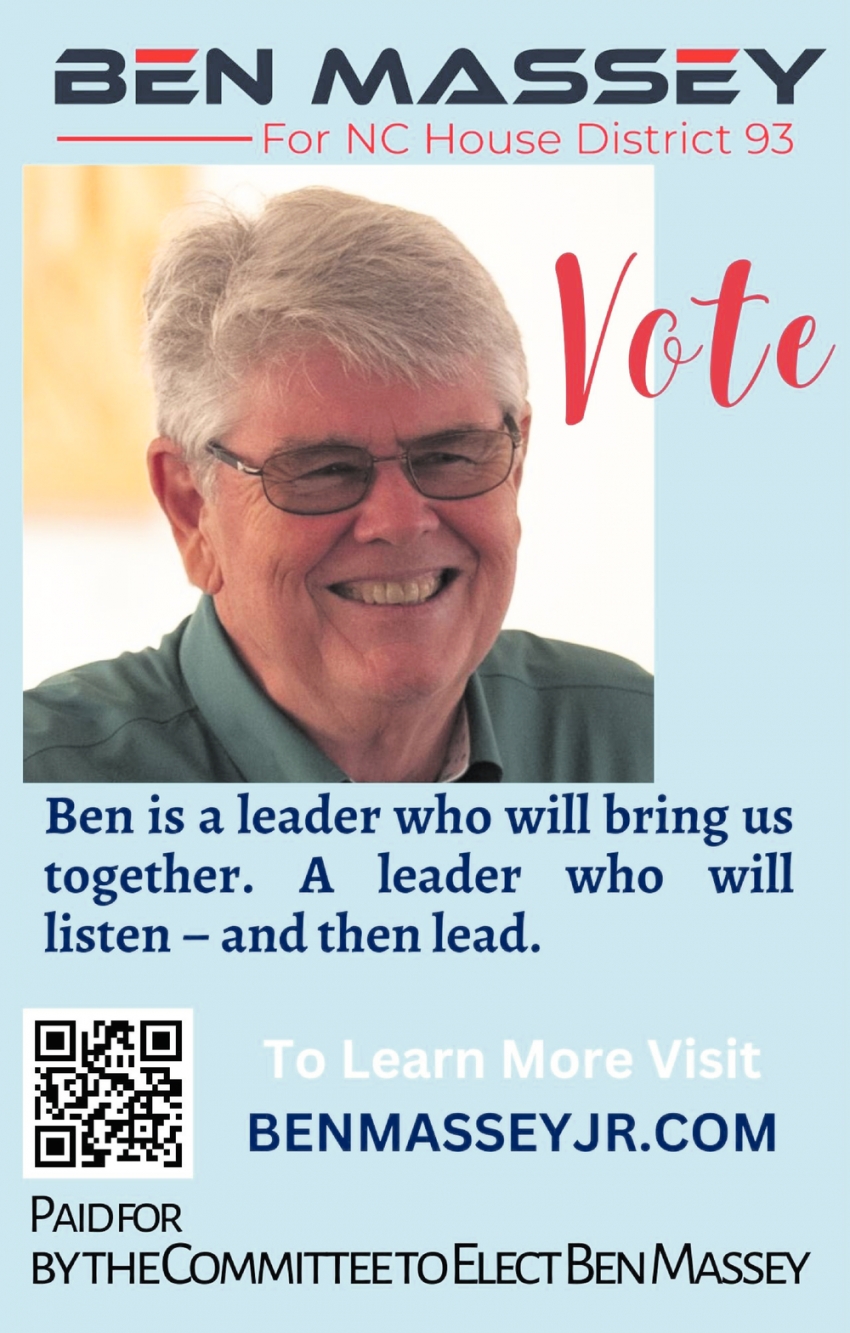 Ben Massey For NC House District 93