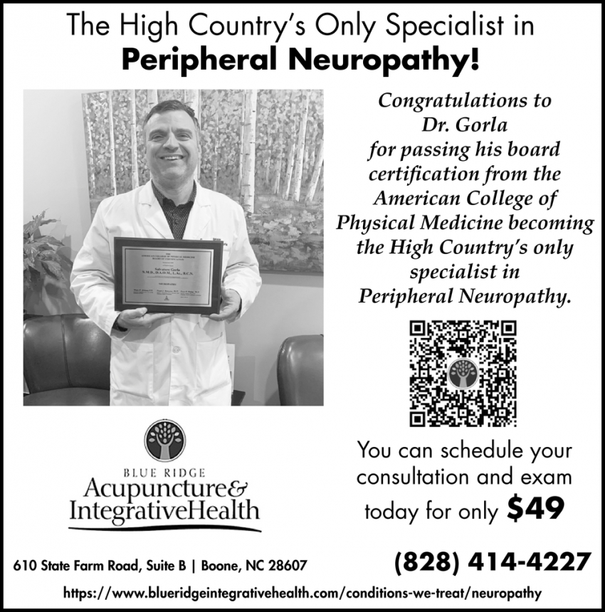 The High Country's Only Specialist In Peripheral Neuropathy!