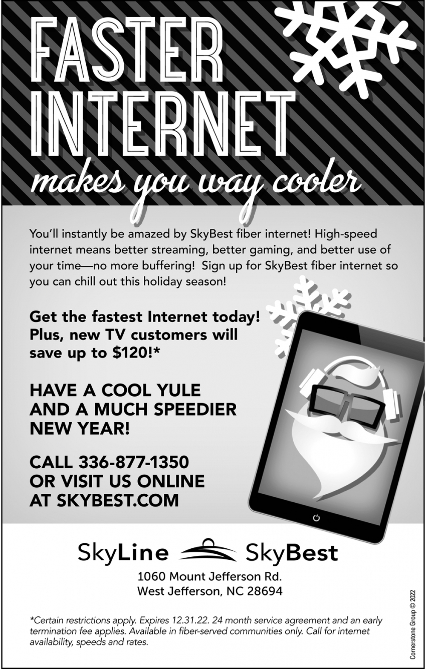 Faster Internet Makes You Way Cooler