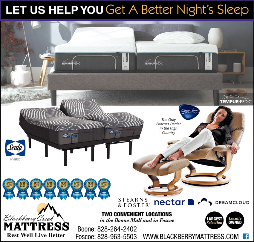 Let Us Help You Get A Better Night's Sleep