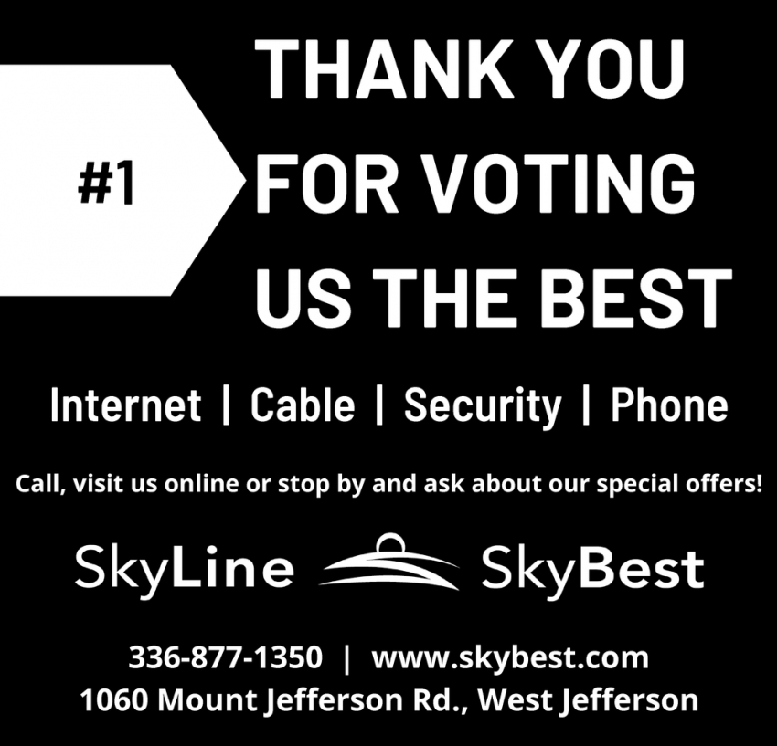Thank You For Voting Us The Best