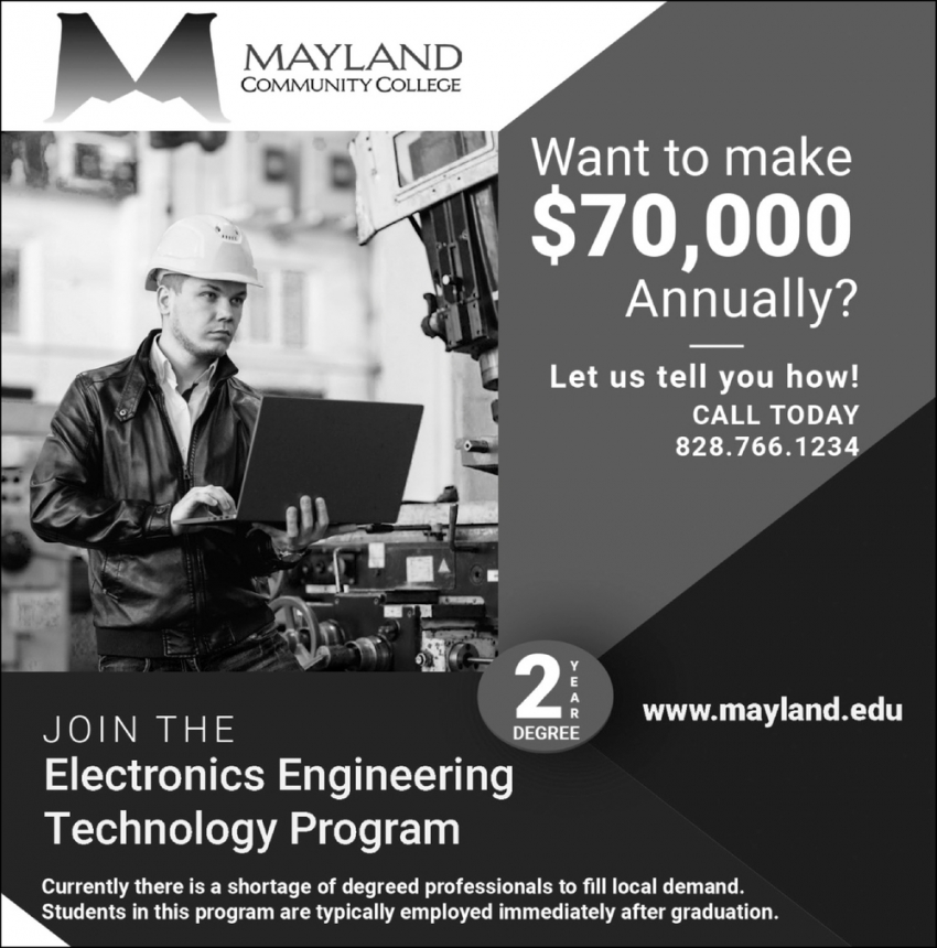 Join the Electronics Engineering Technology Program